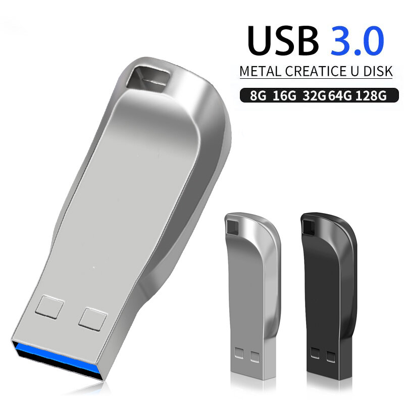Unidade Flash USB de Alta Velocidade, 3.0 Flash Drive, Memory Stick, 128GB, 64GB, 32GB, 16GB
