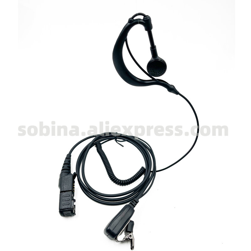Headset Earpiece mik untuk Motorola DP3000e DP3441 DP3441e DP3661 DP3661E XiR E8600 E8608 8628 8628i Earphone Radio dua arah