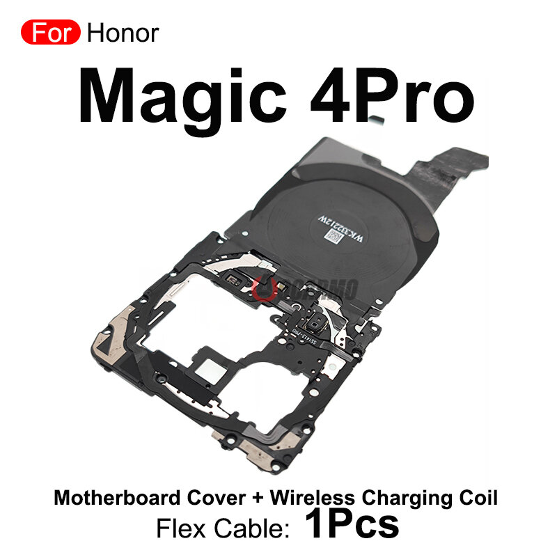 Материнская плата для Honor Magic 4Pro 4 Pro, основная плата, крышка, катушка для беспроводной зарядки, гибкий модуль вспышки, запасные части