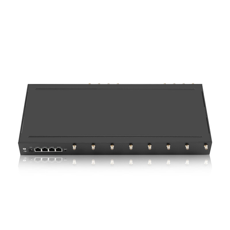 Acopl708 enrutador multiwan 4G LTE, 8 puertos, entrada Proxy, compatible con servidor VPN de túnel SSH