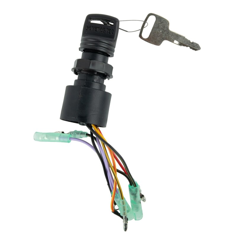 Parts Ignition Key Switch Fittings For Motors Outboard Boat Engine Replacement With 2x Key Accessories