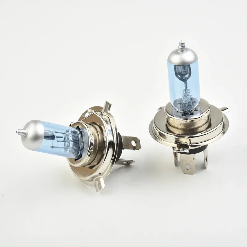 Ampoule de voiture halogène H4, lampe de sauna SG, coque bleue, ampoule de remplacement, 2 pièces