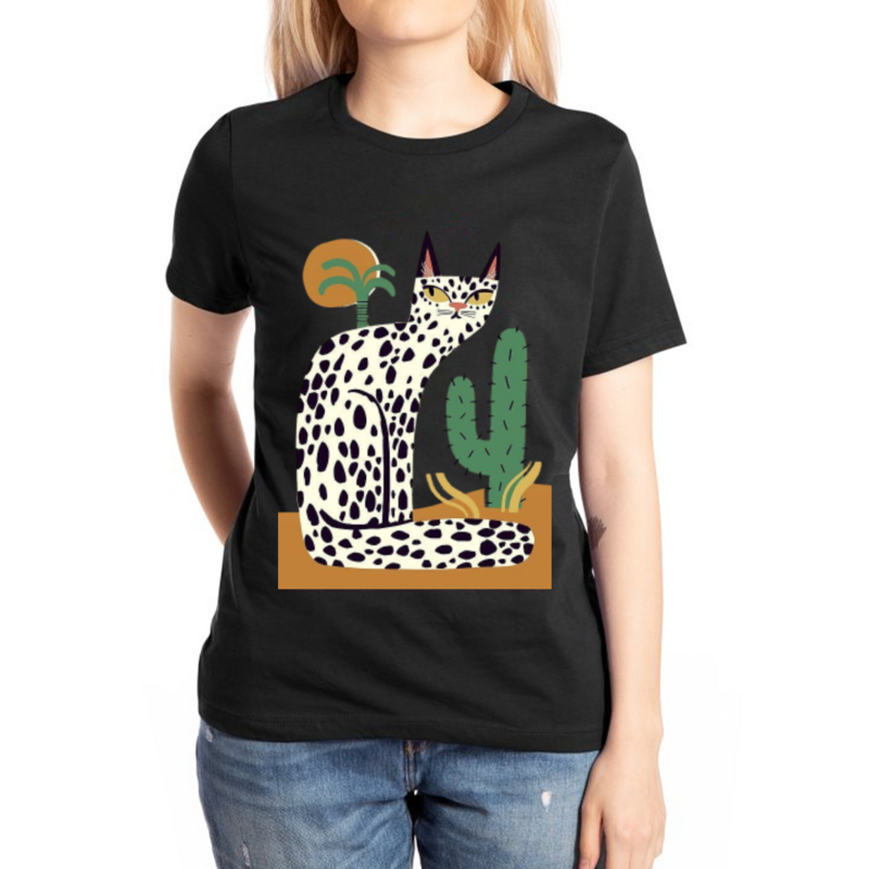 T-Shirt creativa di design divertente grafica manica corta 2024 estate Comfort colori Tees girocollo Casual Top Shirt per le donne