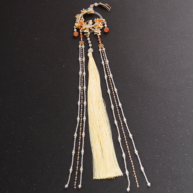 Accesorios Hanfu Retro chino, joyería Hanfu, adornos versátiles, accesorio para el cabello Hanfu para mujer, paso prohibido