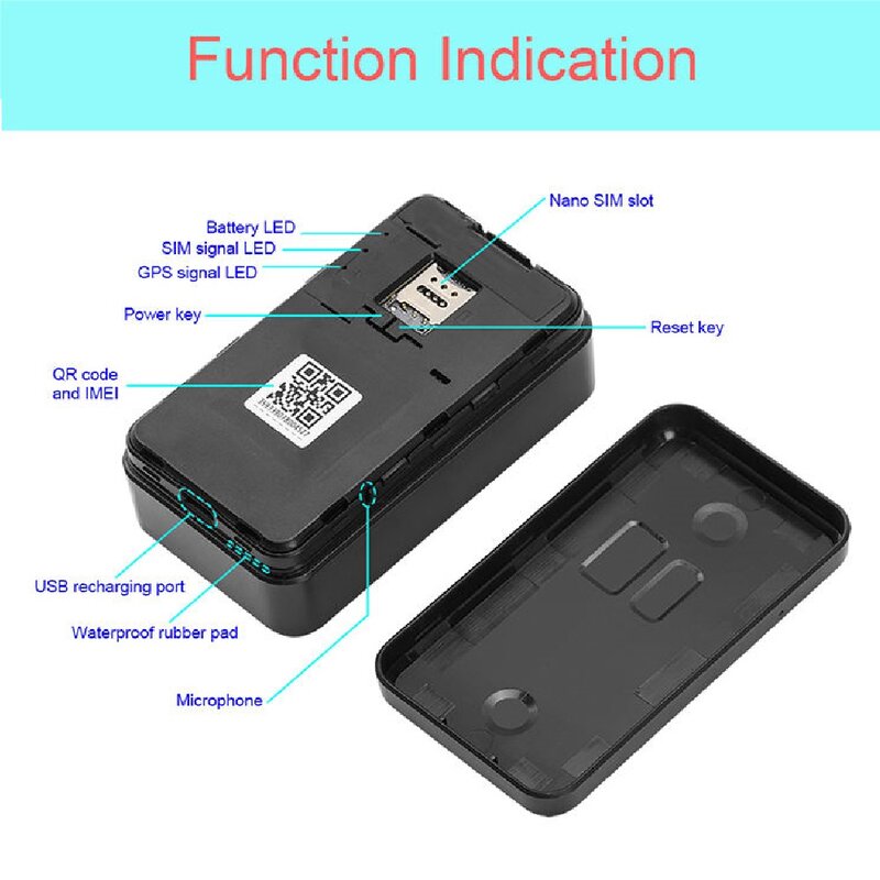 4G Gps Tracker CAT1 6000Mah Lange Standby IP67 Waterdichte Sterke Magnetische Tracking Device Voor Voertuig Auto Bike Motor RYDG41