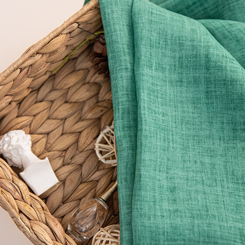 100% ramie tecido de pano verão fino estilo chinês robe vestido tissu tecidos de linho vestuário tecido de linho para roupas