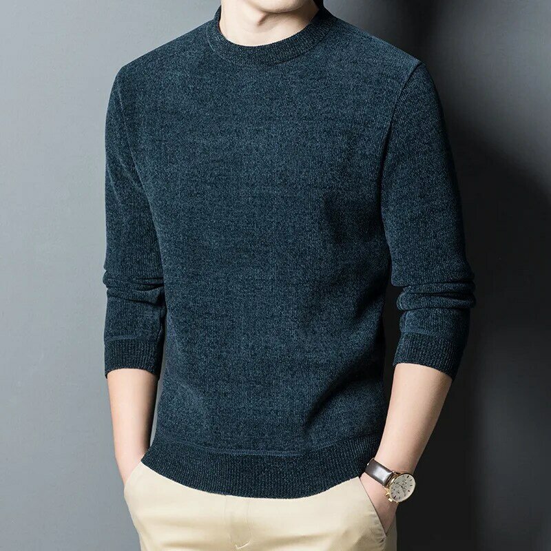 MRMT 셔닐 남성용 니트 스웨터, 중년 남성 스웨터, 2024 신상 티셔츠