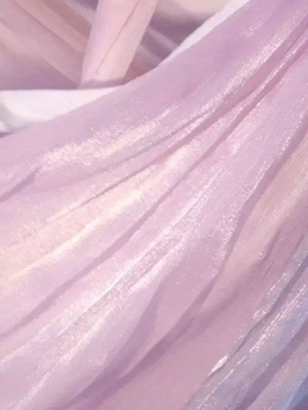 Saia original bordada hanfu feminina, cor rosa, conjunto completo, saia fresca de Chebula, novos modelos, primavera