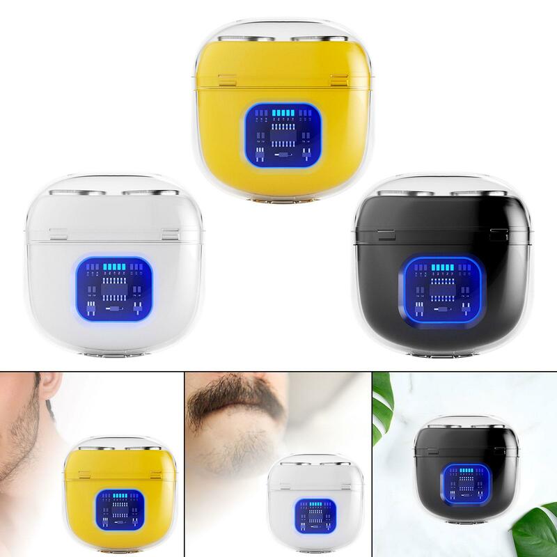 Mini Afeitadora eléctrica para viaje, afeitadora potente de precisión, resistente al agua, para Barba y cara, Hotel, hogar, papá y novio