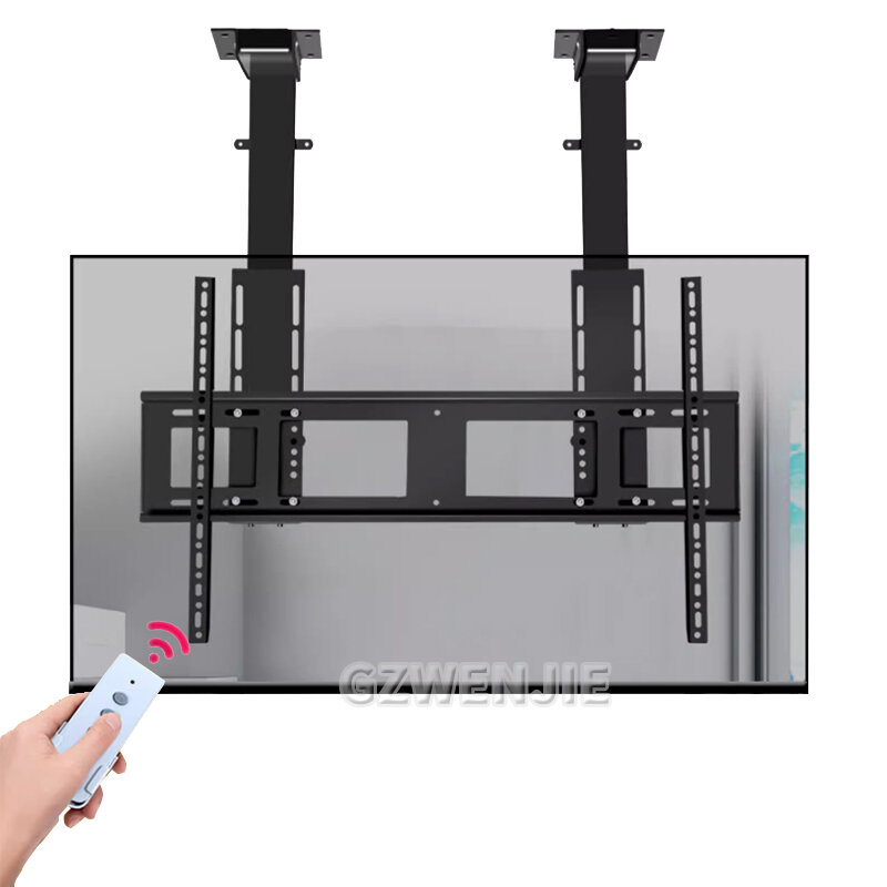 55-120Inch TV Mount Monitor Holder Universal Low Profile Flat TV Wall Mount Adjustable TV Rack with Level for LCD LED TV Screen
