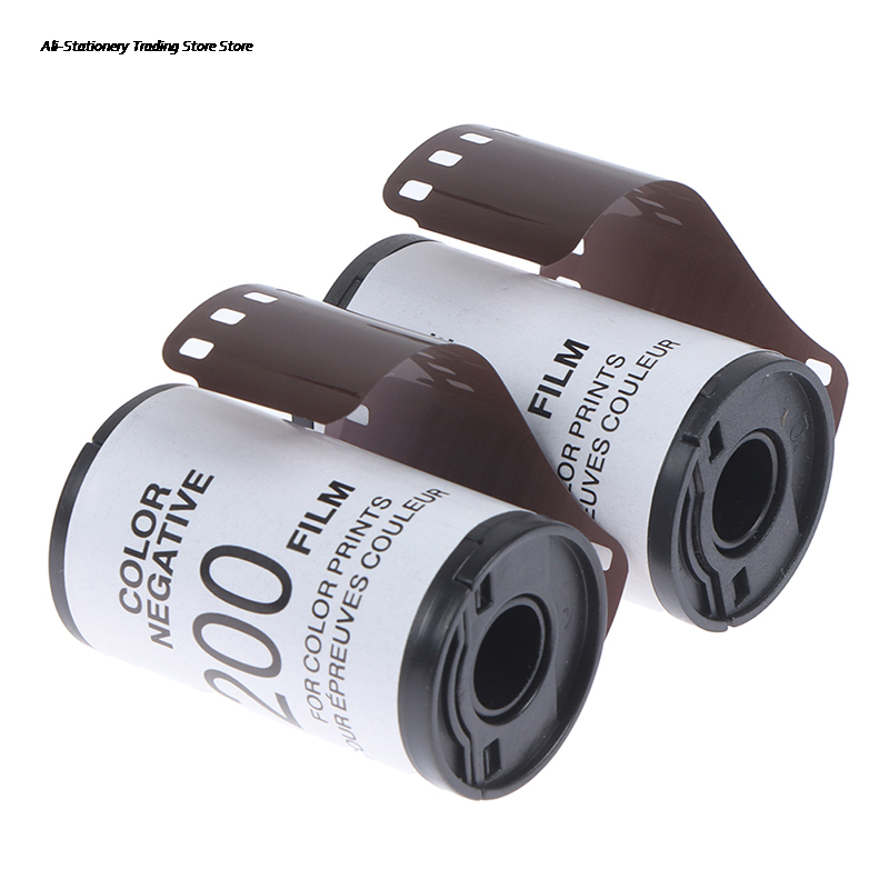 8 Buah Film Kamera Negatif Warna-warni Kamera 35MM ISO SO200 Film Warna Tipe 135