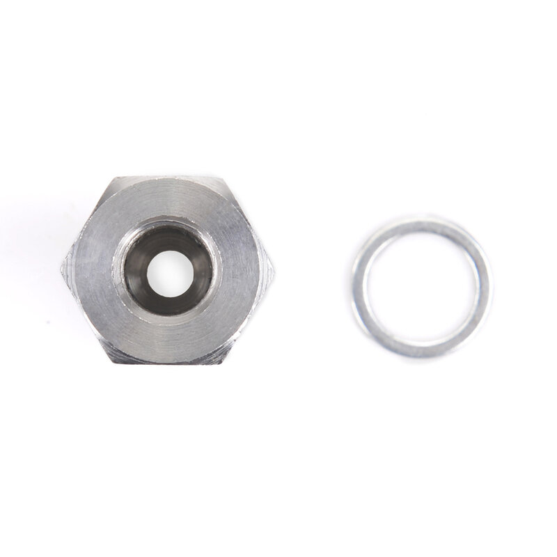 Aço inoxidável 1/8 npt sensor de pressão de óleo sendor t adaptador para 1/8 npt calibre t-peça com o-ring almofada