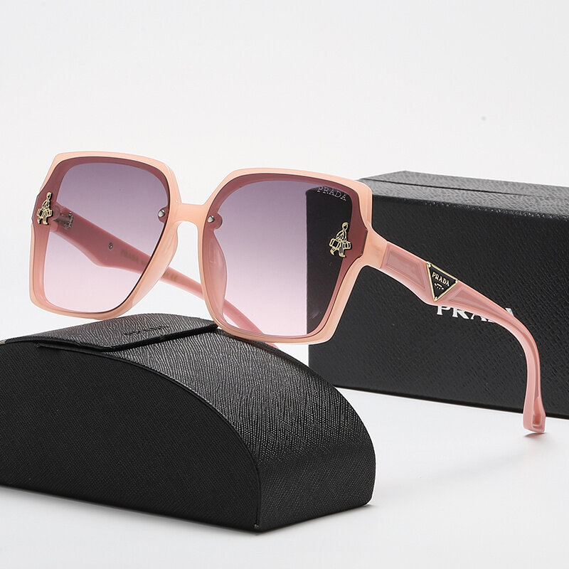 2024 Classics Fashion Luxury Brand Sunglasses Men Sun Glasses Women Metal Frame Black Lens Eyewear Driving Goggles UV400 T16