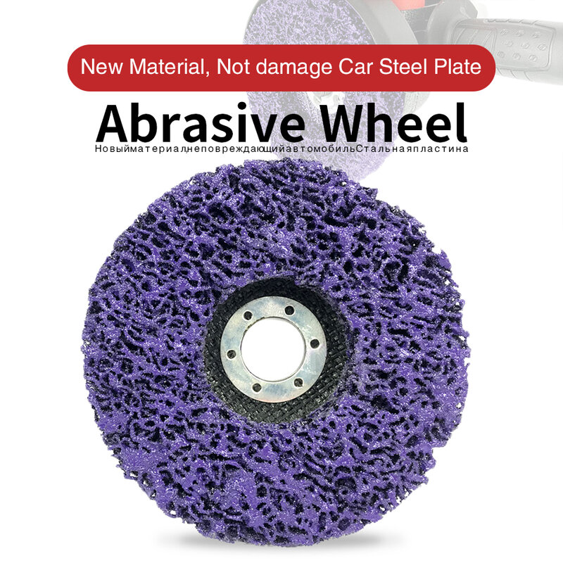 Poly Strip Disc ล้อขัดสีสนิม Remover ทำความสะอาดบดล้อทนทานเครื่องบดมุมรถรถบรรทุกรถจักรยานยนต์