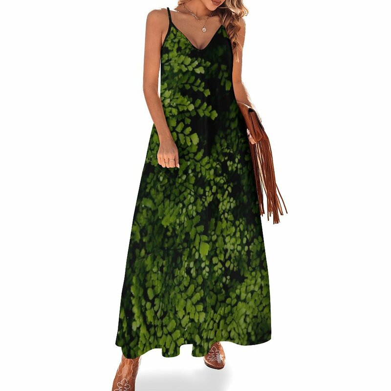 작은 잎. 민소매 드레스 숙녀 드레스, 특별 행사 무도회 드레스, 2023 숙녀 드레스, 2023 비치웨어