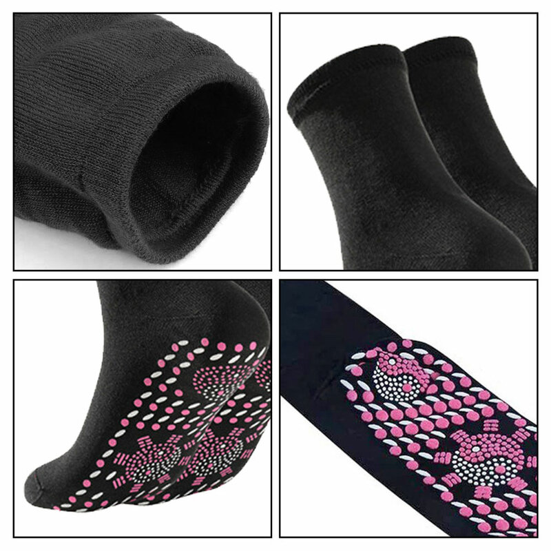 Самонагревающиеся Носки массажер для ног для мужчин и женщин Магнитная терапия для облегчения боли уход за здоровьем носки эластичные зимние теплые спортивные носки