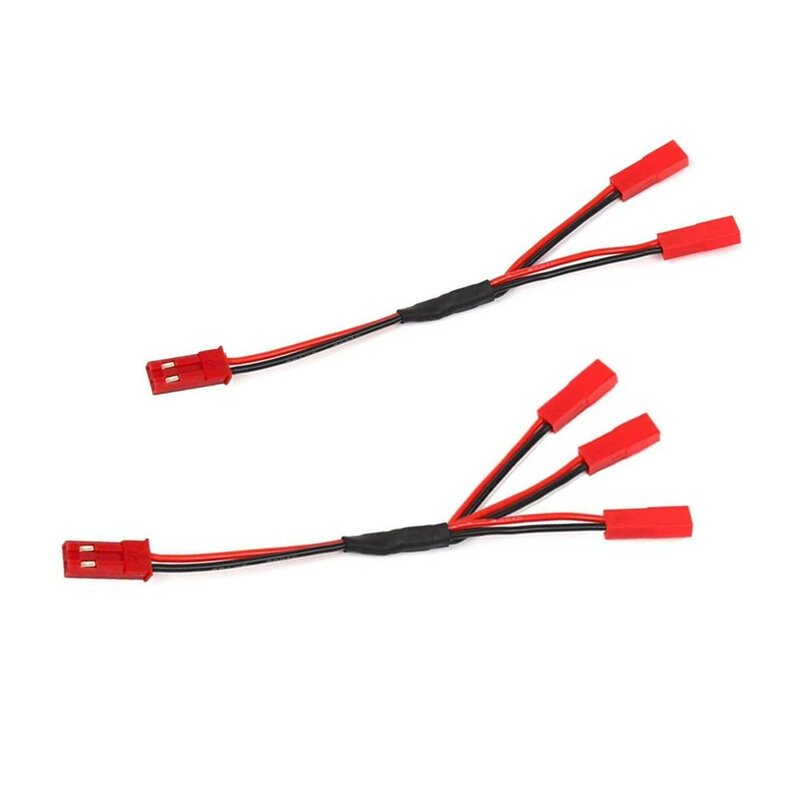 1pcs jst plug y cabo macho para 2-fêmea (10cm/15cm/30cm) 22awg fio para diy rc lipo/nimh conexão de bateria