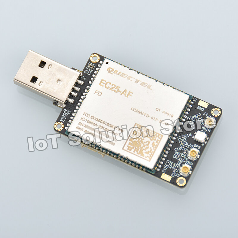 USB LTE Modulação Desenvolvimento Core Board, Módulo 4G Celular, 150Mbps, 50Mbps, Cat.4, EC25 AF, EC25AFFD, EC25AFFD-512-SGAS