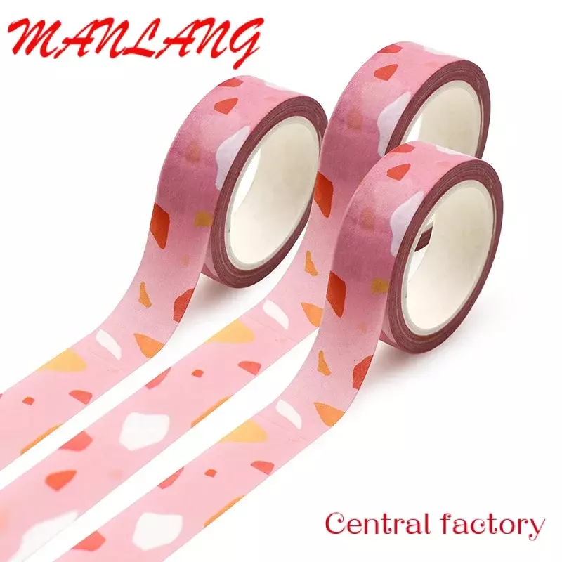 CustomCustom washi making tape Adhesive assorted design washi tape