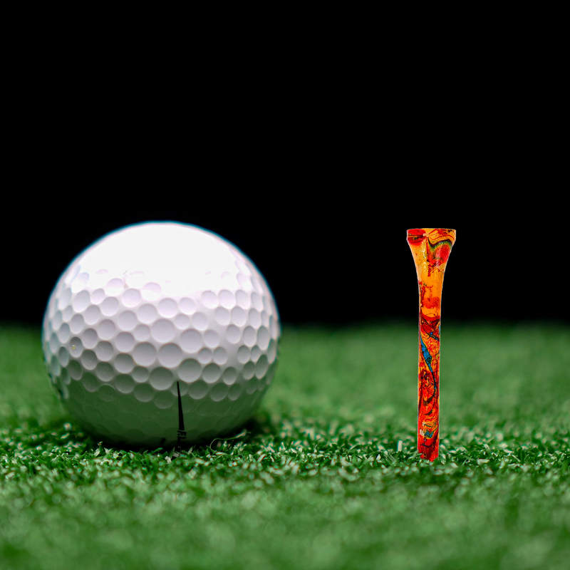 7cm Reusable Golf Tee Golf Training Practice Tees Available Stronger Than Wood Tees