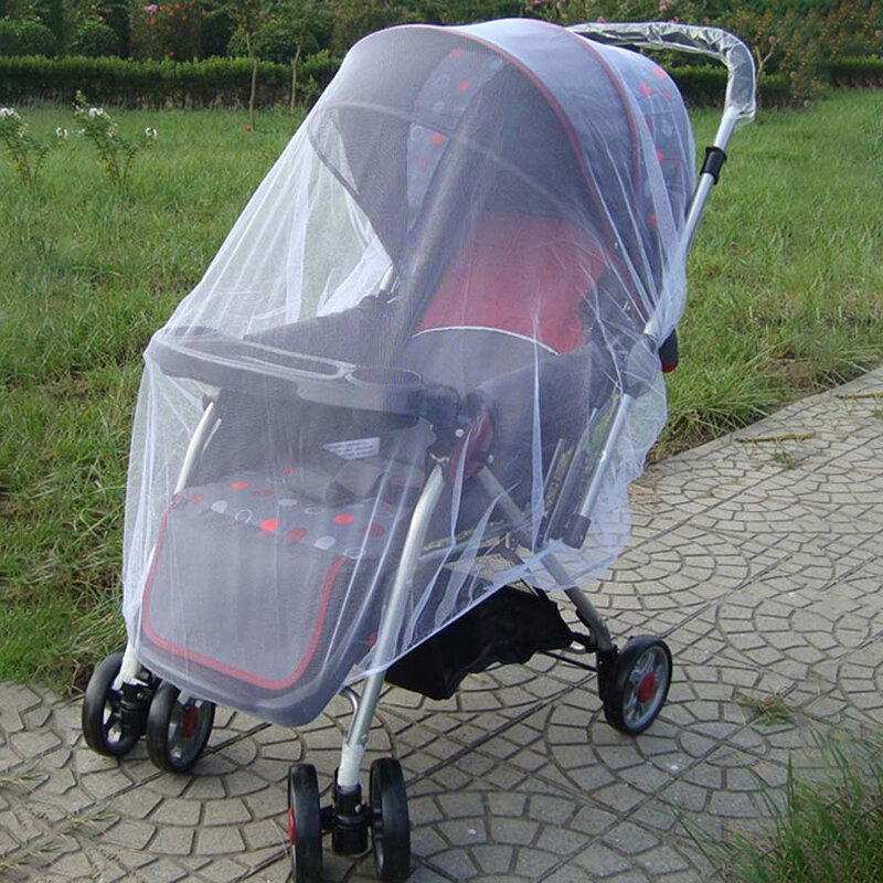 Mosquito Net for Baby Stroller, Mesh Cover, Pushchair Cart, Insect Net, Peças de Proteção Segura, 1Pc