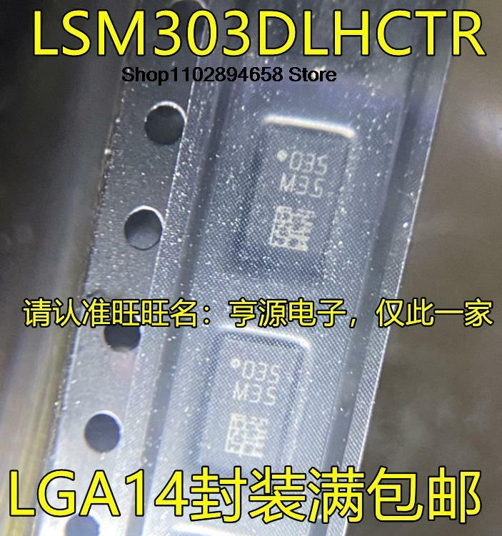 5PCS   LSM303 LSM303DLHC LSM303DLHCTR M35 LGA14