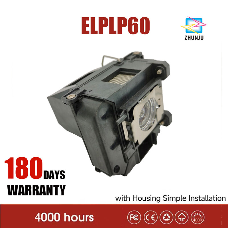 ELPLP60/poweruntuk Epson PowerLite 420 425W 905 92 93 95 96W 1835 430 435W 915W D6150 V13H010L61/ELPLP61