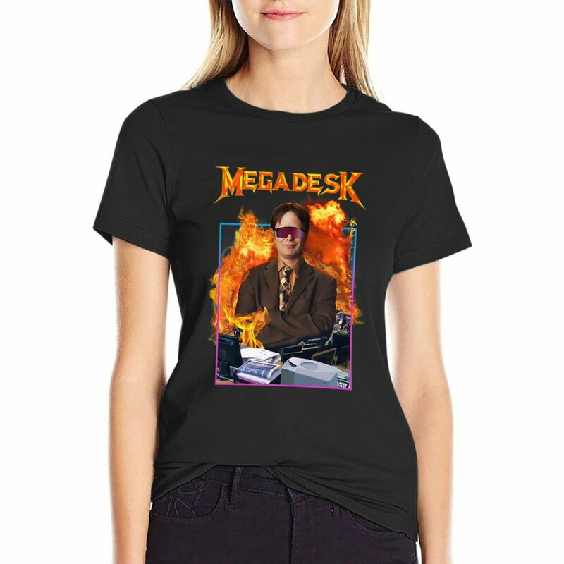 The Office Megadesk! T-shirt kawaii clothes funny cute clothes t-shirts for Women graphic tees