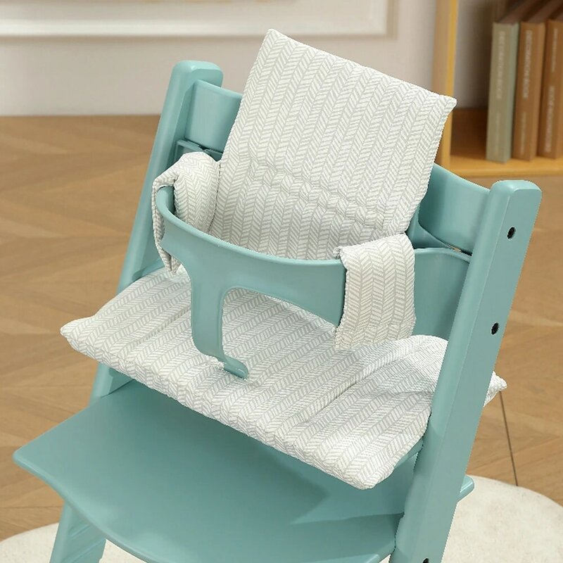 Baby Highchair Seat Cushion For Stokke Tripp Trapp Growth Stool Bebe Dinner Chair Replacement Accessories