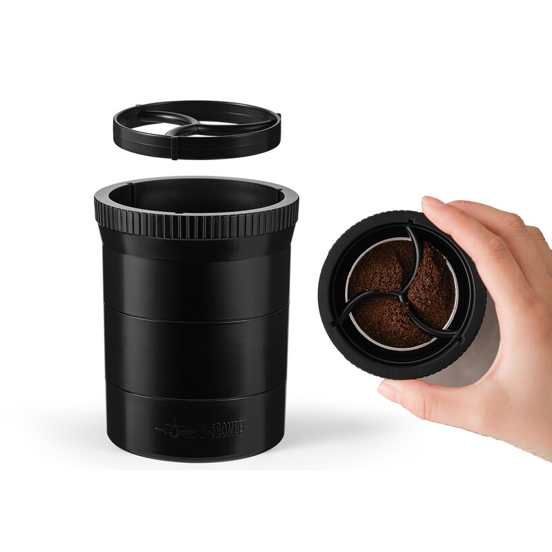 MHW-3BOMBER Moka Pot Koffie Distributeur Adaptieve Hoogte Mokka Koffie Distributie Leveler Tools Home Barista Accessoires