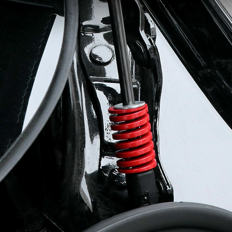 2 Stuks Sterven Springs Voor Kofferbak Achterklep Strut Ondersteuning Lift Bars Tool Voor Tesla Model 3 2017 2018 2019 2020 Rode Auto Accessoires