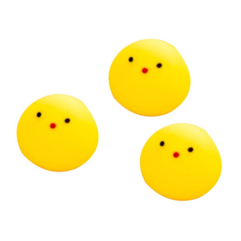 Сжимаемая желтая игрушка-цыпленок, приятные подарки для родственников и друзей мальчика и девочки