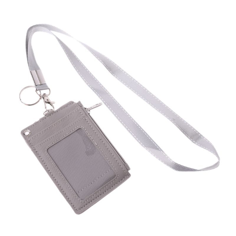 Business Credit Card  Badge Coin Purse Holder Neck Strap Lanyard Keychain