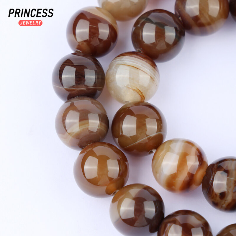 Natürliche Madagaskar Kaffeest reifen Achat Stein perlen Charms für Schmuck herstellung DIY Edelsteine Armbänder Halskette Accessori