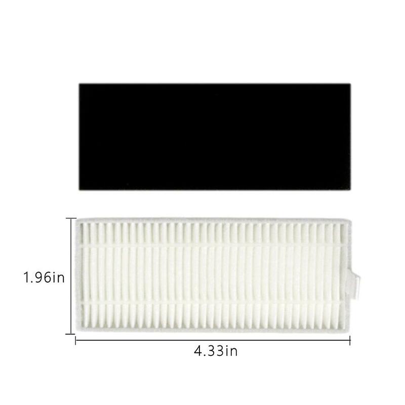 Kit de filtre de brosse principale et latérale, Ecovacs Deebot N79 et N79s, 20 pièces