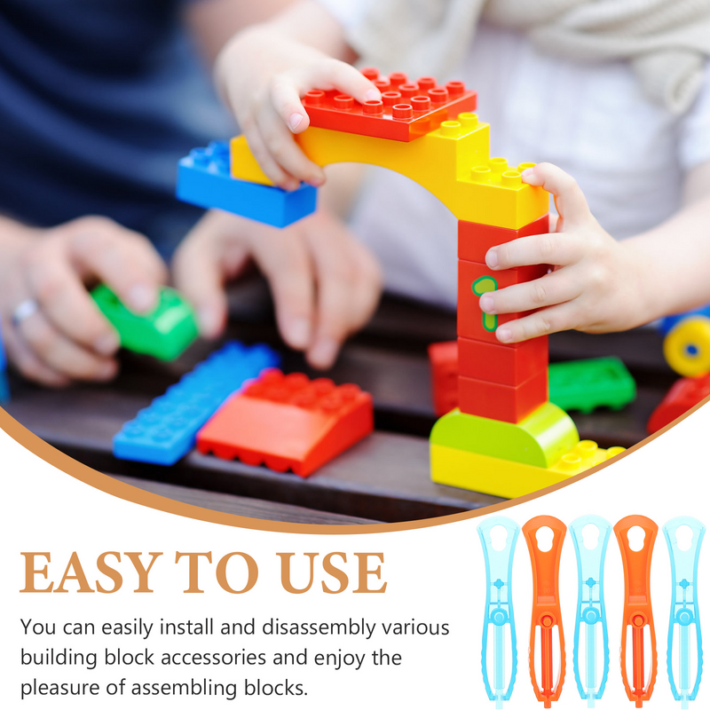 5 Pcs giocattolo per bambini separatore di blocchi di costruzione strumenti di mattoni giocattoli per adolescenti separatori sollevatore bambino