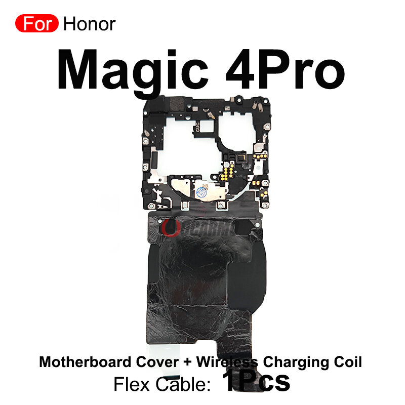 Placa base para Honor Magic 4Pro 4 Pro, cubierta de placa base, bobina de carga inalámbrica, módulo flexible de Flash, piezas de repuesto