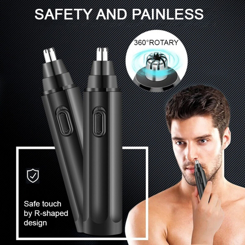Men's Rechargeable Nose Hair Trimmer Nose Hair Trimmer Clean Rechargeable Electric Trimmer
