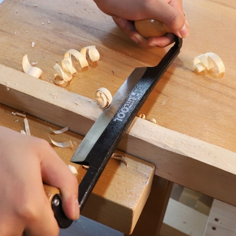 Rascador cuchillos afeitar para carpintería acero calidad con mangos dobles madera, envío directo