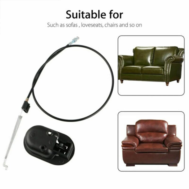 Poignée de déverrouillage en métal pour fauteuil inclinable, levier de déverrouillage de canapé, poignée nervurée pour chaise à bascule fœtale, accessoires de réparation de fauteuil inclinable