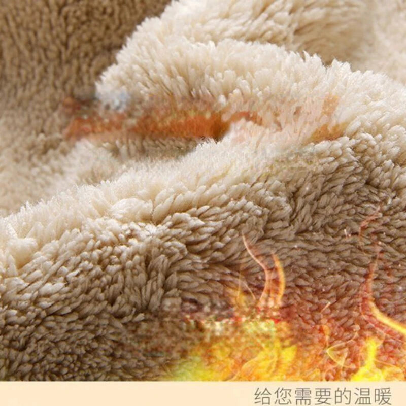 Pantaloni lunghi foderati in pile invernale pantaloni sportivi da uomo Sport Harajuku Casual larghi caldi vestiti firmati di moda coreani