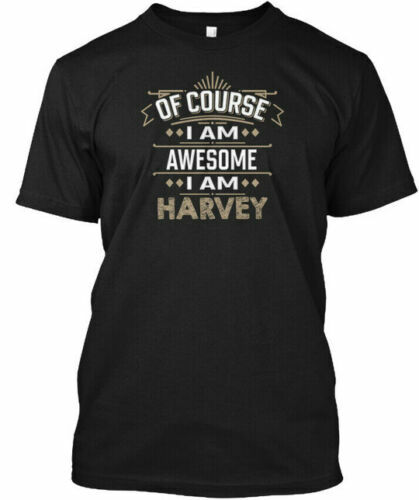 Harvey Nome da Família T-shirt, Feito nos EUA, Tamanho S a 5XL