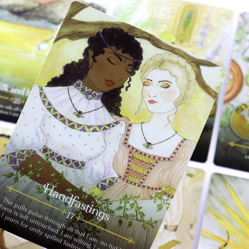 오라클 카드 마녀의 계절 벨테인 점술 게임 카드, 영어 버전, 운명 점술, 파티용 타로 덱