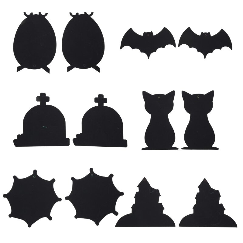 YYDS Подарочный набор на Хэллоуин Набор канцелярских принадлежностей для Хэллоуина с мешочками для лакомств, игрушка для
