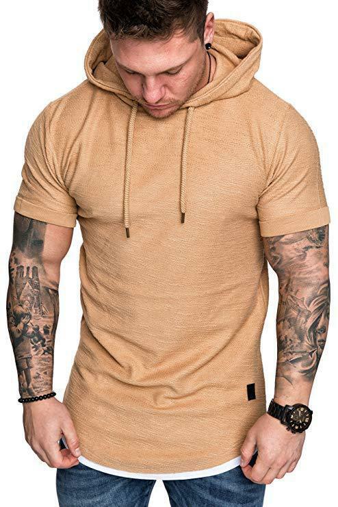 Mrmt 2024 brandneue Herren Hoodies Sweatshirts lässige Mode reine Farbe Pullover für männliche Kurzarm Hoodie Sweatshirt