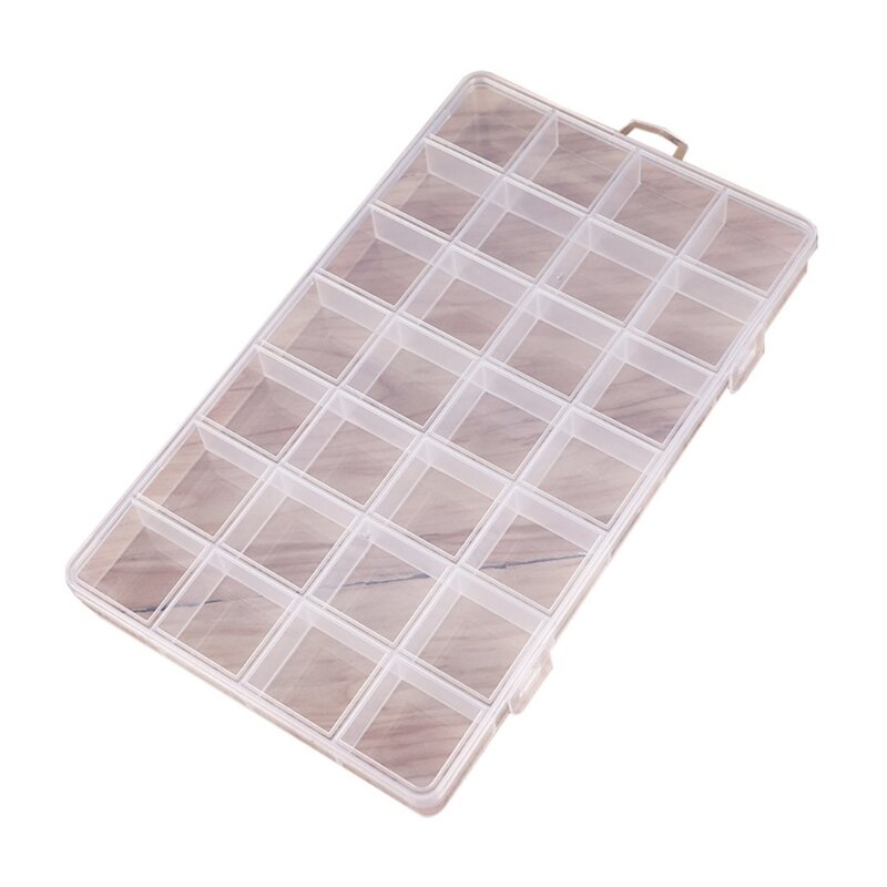 634C 28 Grid Plastik Perhiasan Manik Penyimpanan untuk Case-Box Organizer Wadah untuk Pil