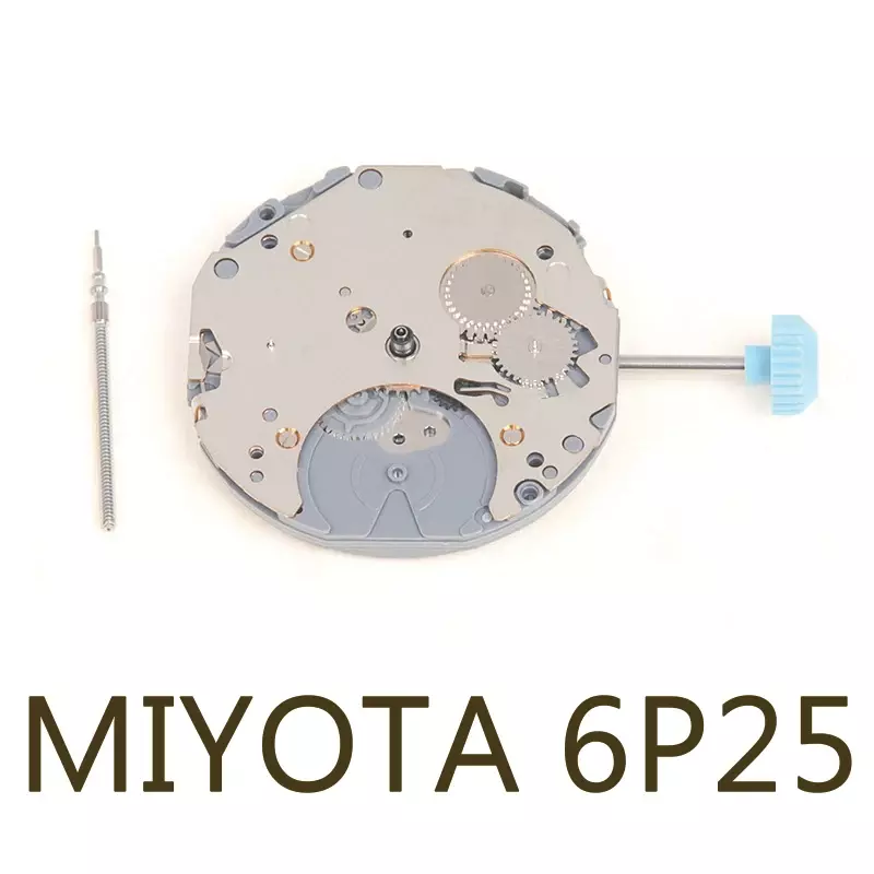 Movimento eletrônico Miyota 6P25, Peças de reposição do relógio multifuncional, 3.9 pequeno segundo relógio