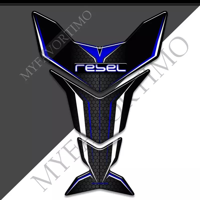 Empuñaduras de tanque de motocicleta para HONDA REBEL CMX1100 2021-2022, Kit de combustible de Gas, pegatinas de rodilla, calcomanía, emblema, logotipo de protección