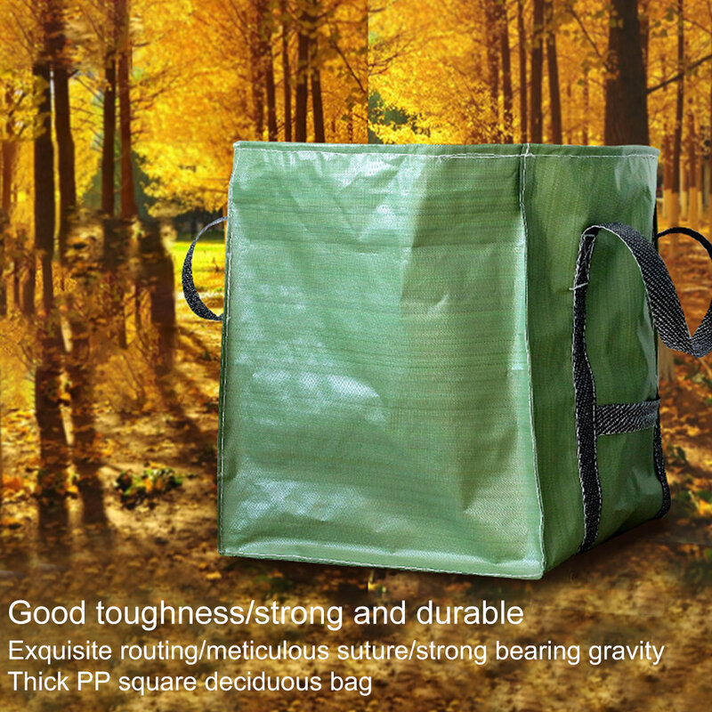 Worek na odpady ogrodowy wielokrotnego użytku-przyjazny dla środowiska i praktyczny składany torba wielorazowego użytku o dużej wytrzymałości