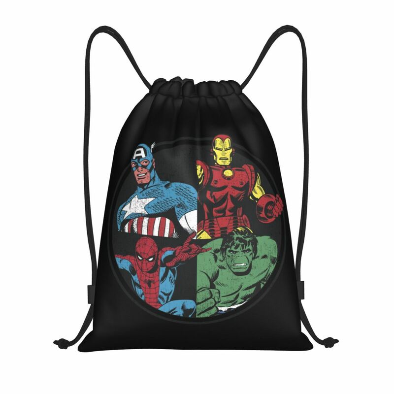 Рюкзак на шнурке с принтом Халка Мстителей для йоги